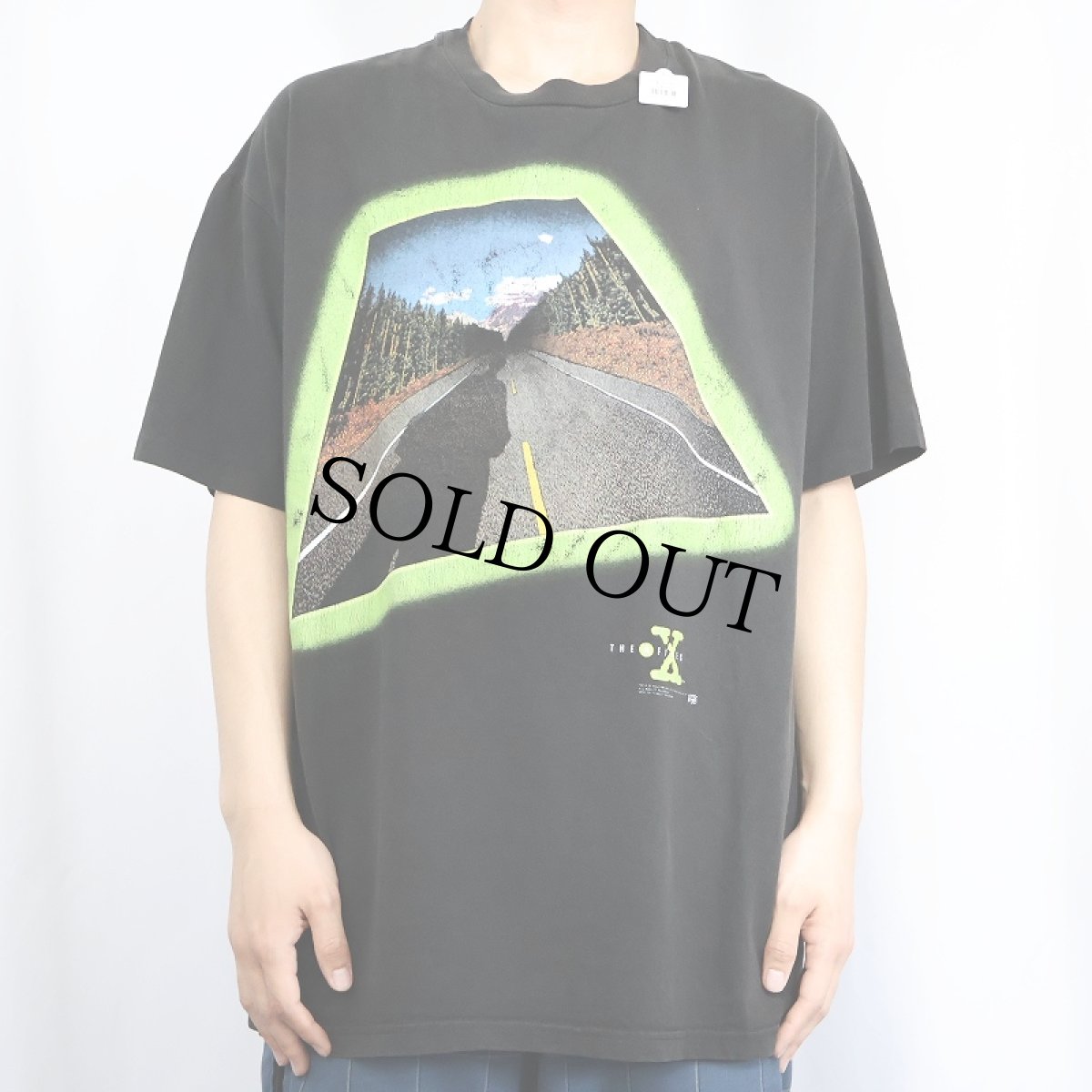 画像2: 90's THE X FILES SFテレビドラマプリントTシャツ BLACK XL (2)