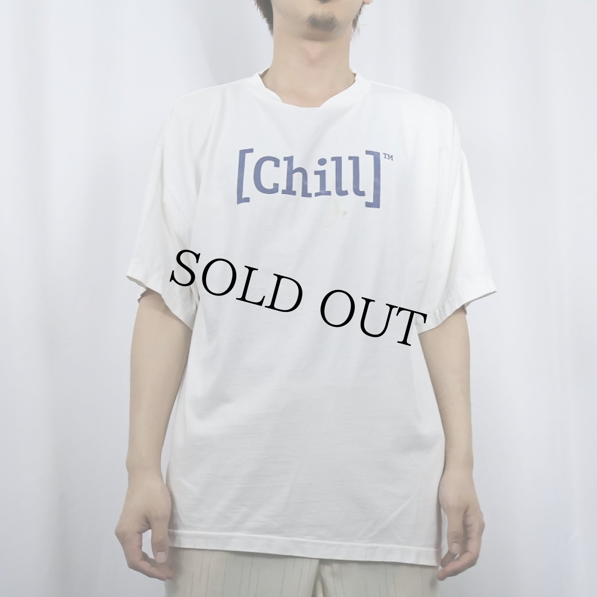 画像3: 90's VOLVIC "cill" 飲料水メーカー ロゴプリントTシャツ (3)