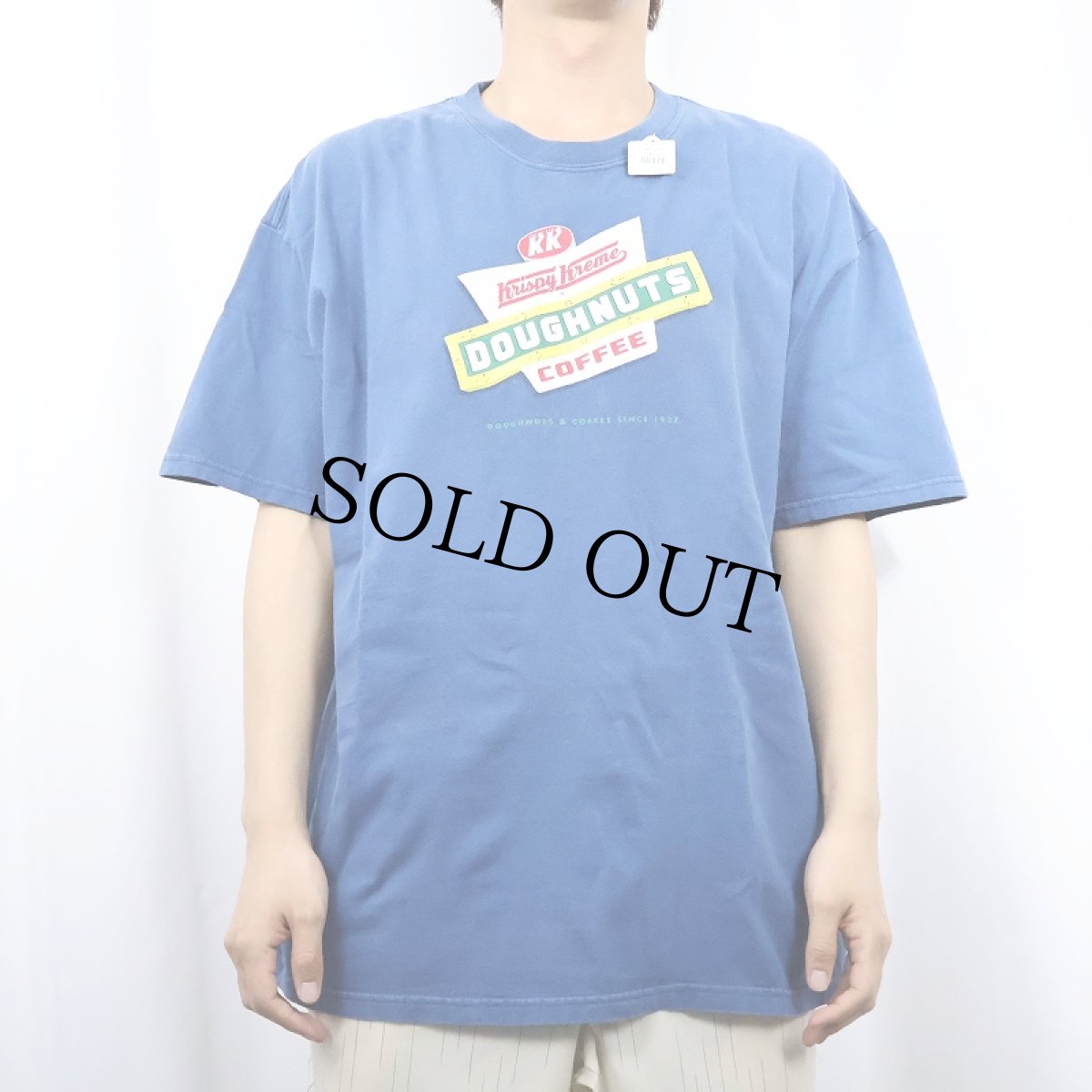 画像2: Krispy Kreme Doughnuts ドーナツショップ プリントTシャツ XL (2)
