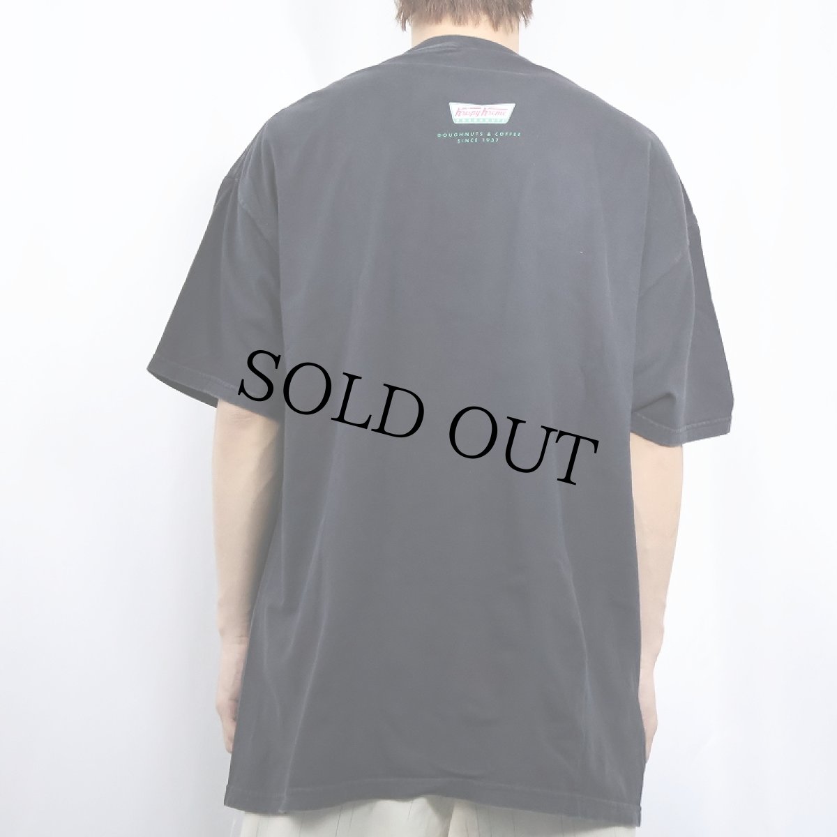 画像3: Krispy Kreme Doughnuts ドーナツショップ プリントTシャツ BLACK XL (3)