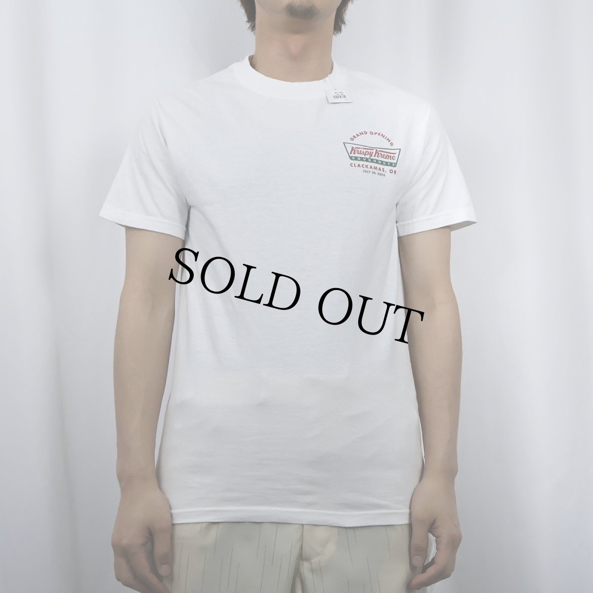 画像3: Krispy Kreme Doughnuts ドーナツショップ プリントTシャツ S (3)