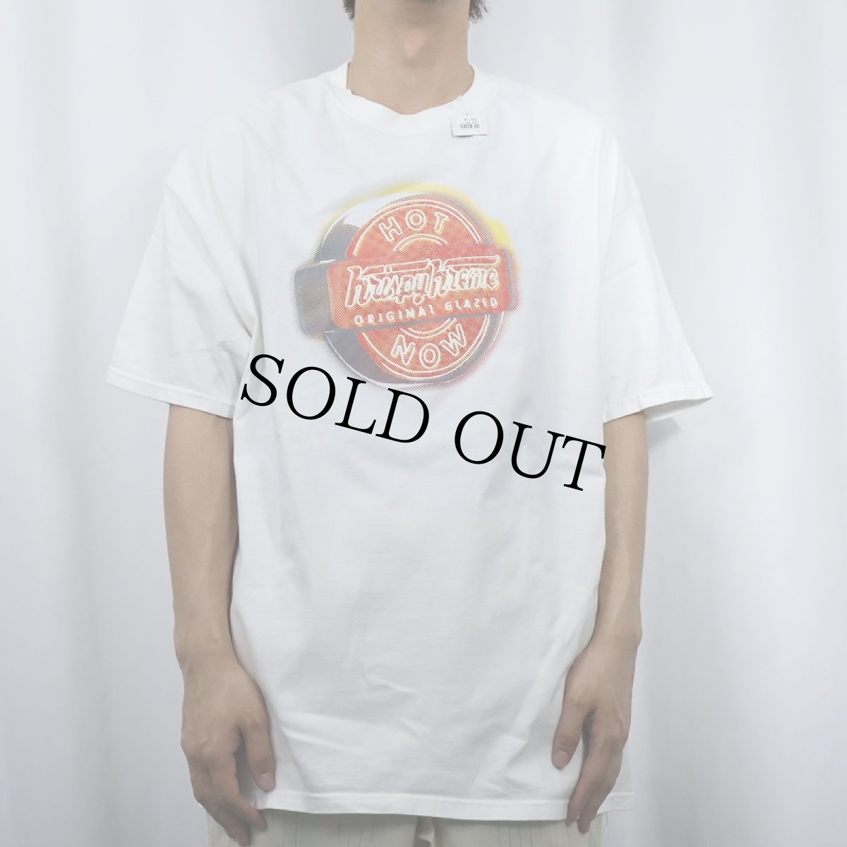 画像2: Krispy Kreme Doughnuts ドーナツショップ プリントTシャツ XL (2)