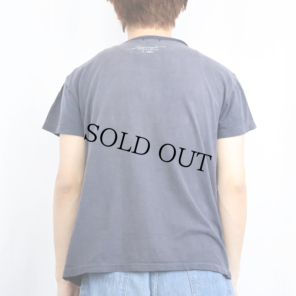 画像3: 少年隊 JAPAN製 アイドルグループ プリントTシャツ NAVY (3)