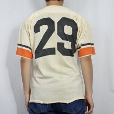 画像3: 50's CHAMPION KNITWEAR CO "29" ナンバリング フットボールTシャツ 40 (3)