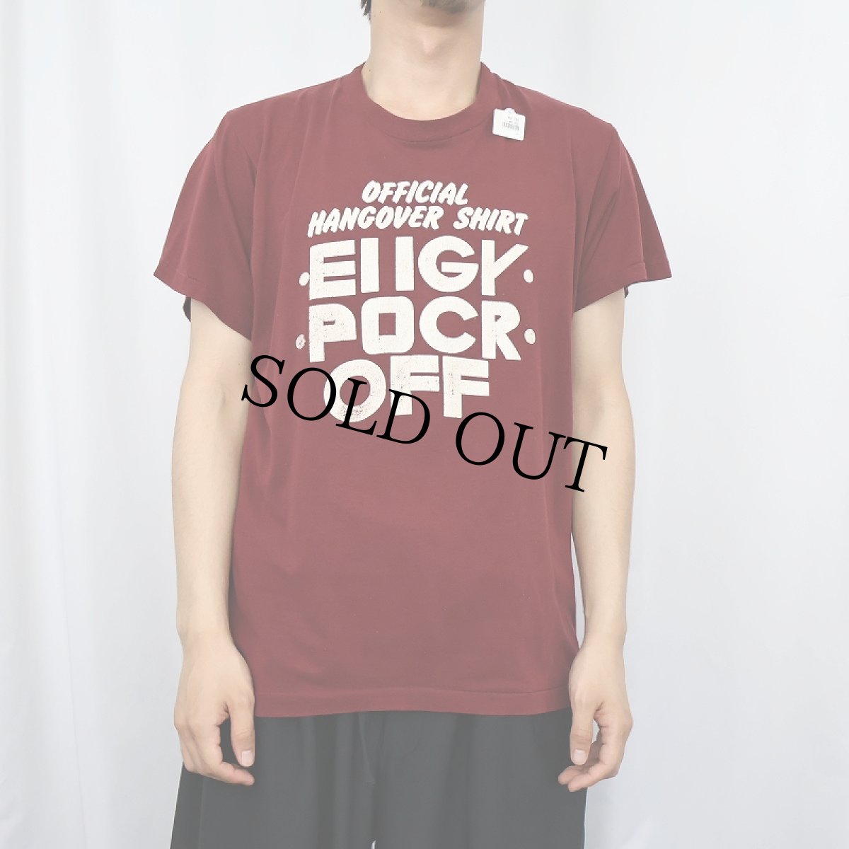 画像4: 90's MARY LOU'S BAR LIQUOR STORE USA製 "FUCK OFF" ギミックプリントTシャツ XL (4)