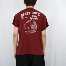 画像5: 90's MARY LOU'S BAR LIQUOR STORE USA製 "FUCK OFF" ギミックプリントTシャツ XL (5)