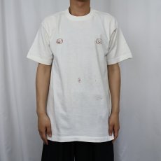 画像2: 90's USA製 "I got my farmer's tan" 騙し絵プリントTシャツ L (2)