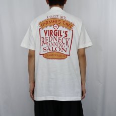 画像3: 90's USA製 "I got my farmer's tan" 騙し絵プリントTシャツ L (3)