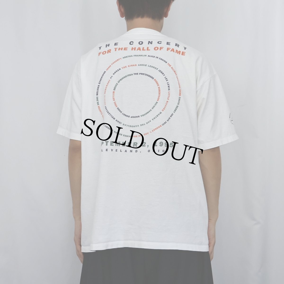 画像3: 90's Derek Hess USA製 "Rock & Roll Hall of Fame" アートプリントTシャツ XL (3)
