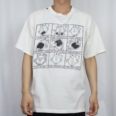画像2: 90's SIX FLAGS 遊園地 イラストプリントTシャツ (2)