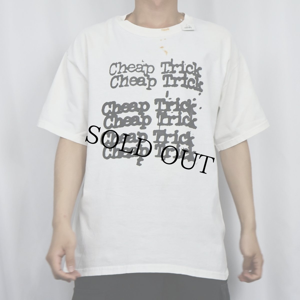 画像2: Cheap Trick ロックバンド プリントTシャツ L (2)