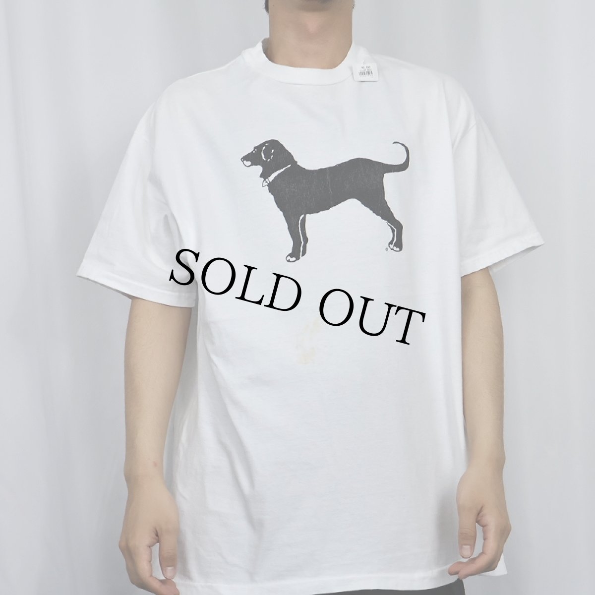 画像2: 90's The Black Dog USA製 犬プリントTシャツ XL (2)
