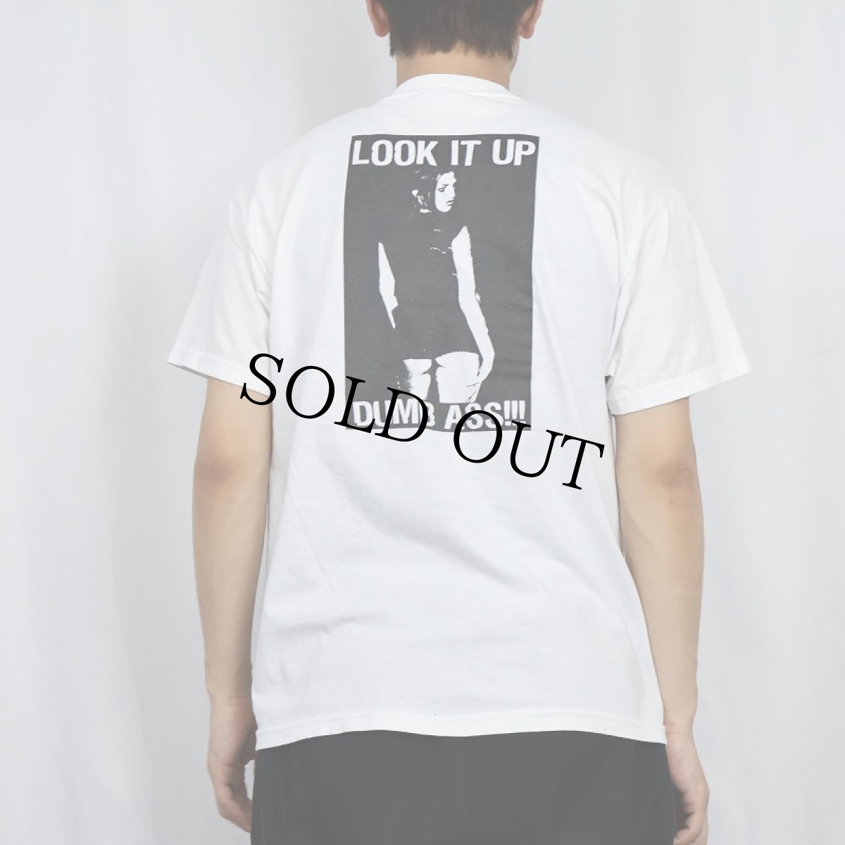 画像4: defrockers "LOOK IT UP DUMB ASS!!" プリントTシャツ M (4)