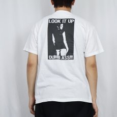 画像4: defrockers "LOOK IT UP DUMB ASS!!" プリントTシャツ M (4)