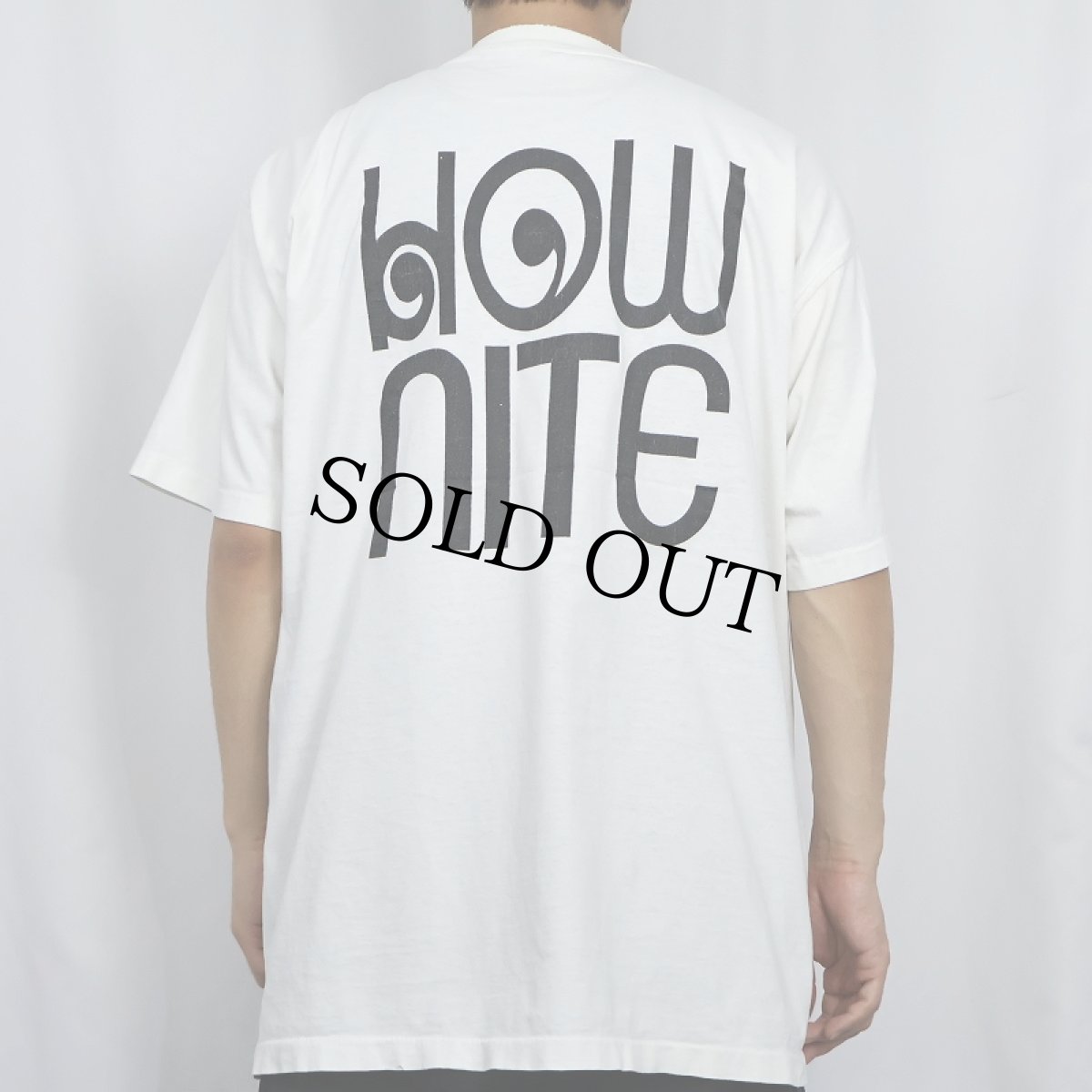 画像3: 90's USA製 HOW DAY プリントTシャツ XL (3)