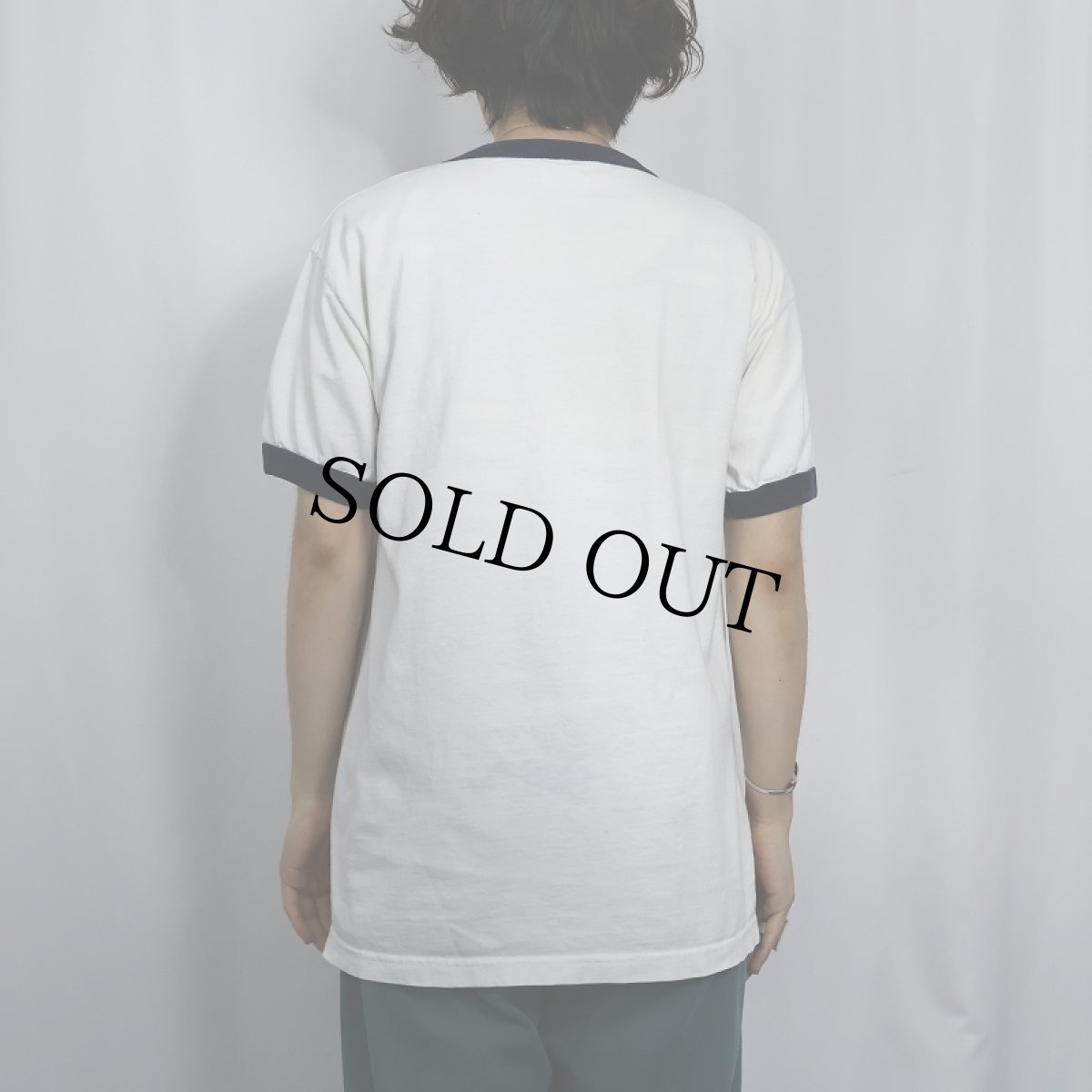 画像3: SUPER MARIO BROS. ゲームキャラクタープリント リンガーTシャツ L (3)