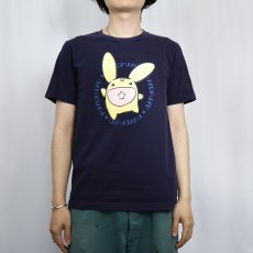 画像2: ぷよぷよ ゲームプリントTシャツ NAVY M (2)