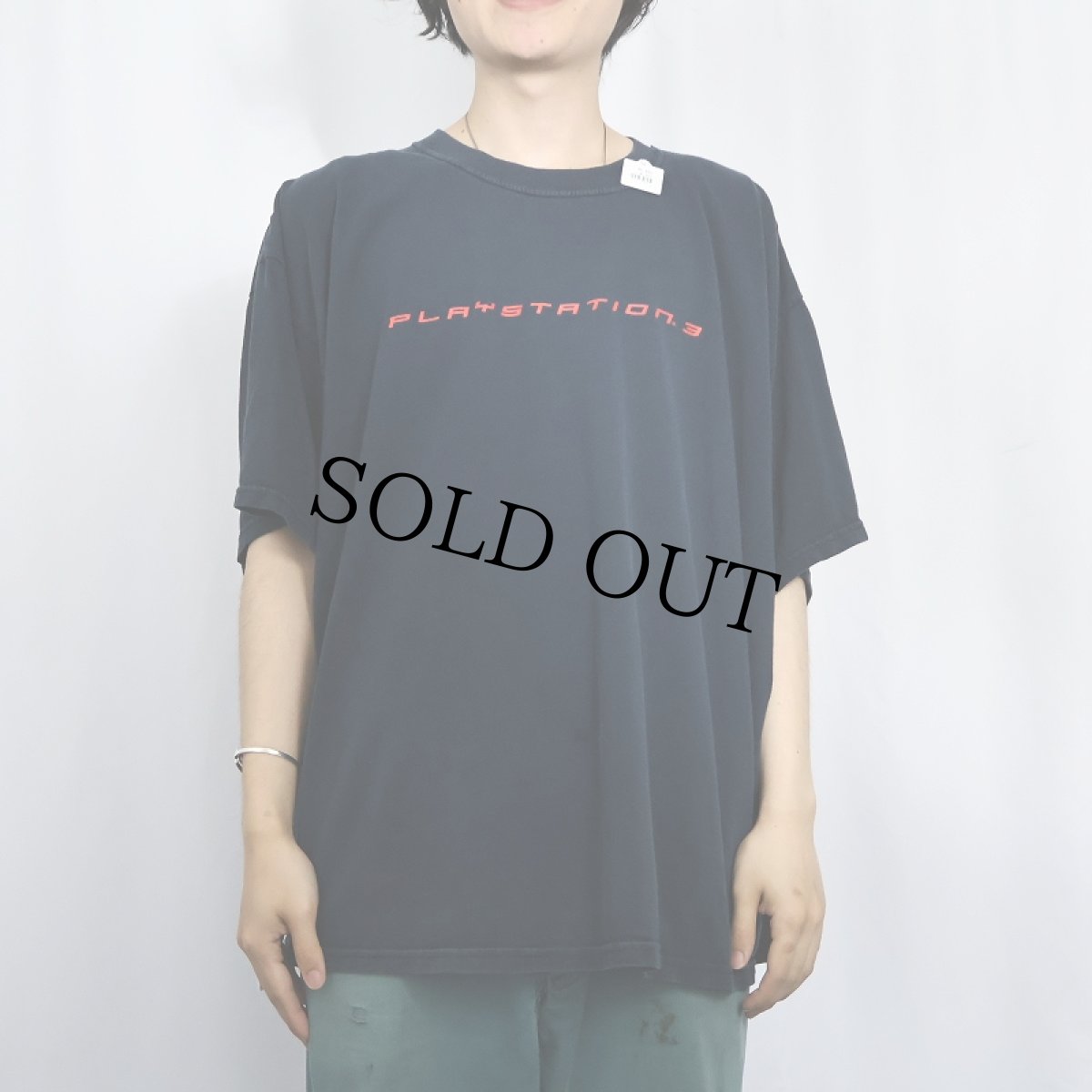 画像2: PLAYSTATION 3 ロゴプリントTシャツ BLACK 2XL (2)