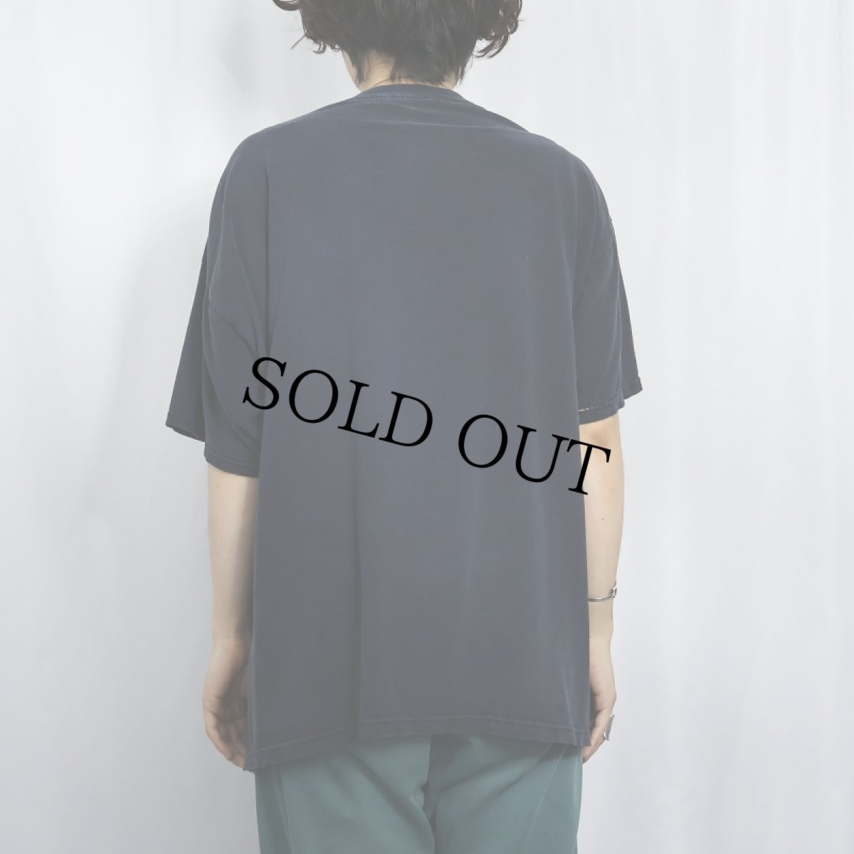 画像3: ZELDA "LINK" ゲームキャラクター 映画パロディプリントTシャツ BLACK (3)