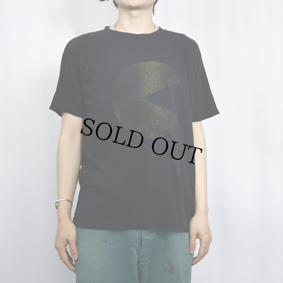 画像2: 90's NAMCO "Pac-Man" USA製 ゲームプリントTシャツ BLACK L (2)