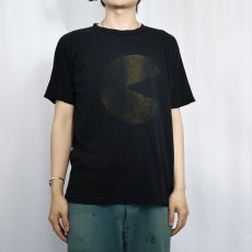 画像2: 90's NAMCO "Pac-Man" USA製 ゲームプリントTシャツ BLACK L (2)