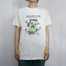 画像2: Minecraft ゲームプリントTシャツ M (2)