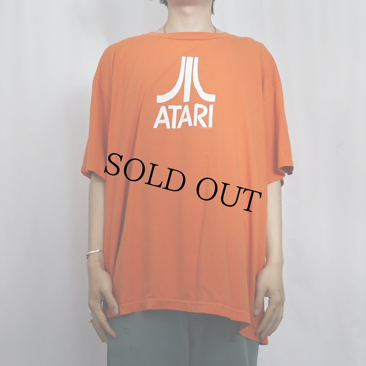 画像2: 90's ATARI USA製 ゲーム会社 ロゴプリントTシャツ XL (2)