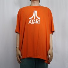 画像2: 90's ATARI USA製 ゲーム会社 ロゴプリントTシャツ XL (2)