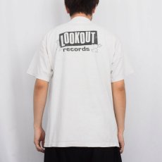 画像3: 90's Lookout Records "Don't be sad" レコードレーベル プリントTシャツ L (3)