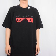画像2: 2000's FOO FIGHTERS "ONE BY ONE" ロックバンド ツアープリントTシャツ BLACK XL (2)