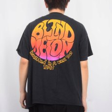 画像4: 90's BLIND MELON USA製 "CRAMMED IN A VAN TOUR" ロックバンドツアープリントTシャツ BLACK XL (4)