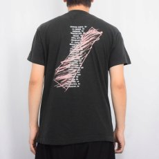 画像3: 80's Violent Femmes フォークパンクバンド ツアープリントTシャツ BLACK (3)