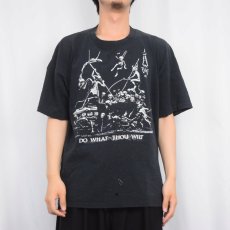 画像3: Archaic smile USA製 スカルプリントTシャツ BLACK (3)