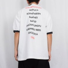 画像3: 90's LOLLAPALOOZA USA製 ロックフェスティバル プリントリンガーTシャツ XL (3)