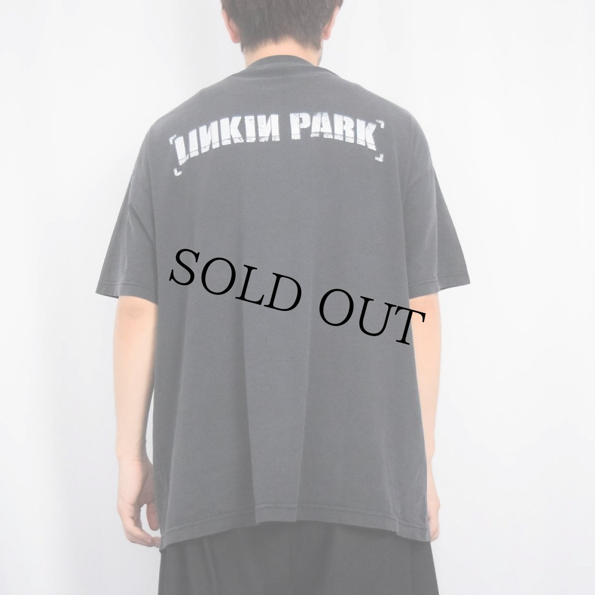 画像4: 2000's LINKIN PARK USA製 "Hybrid Theory" ロックバンド アルバムプリントTシャツ BLACK XL (4)