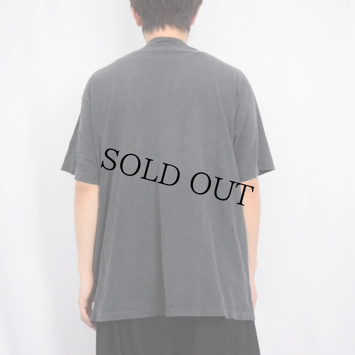 画像3: 90's PIG PEN USA製 アニメキャラクタープリントTシャツ BLACK XL (3)