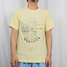画像2: 70's THE BEATLES ロックバンド プリントTシャツ L (2)
