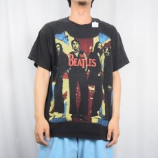 画像2: THE BEATLES ロックバンドプリントTシャツ BLACK L (2)