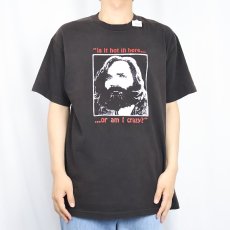 画像2: BALZOUT "Charles Manson" カルト指導者 プリントTシャツ BLACK (2)