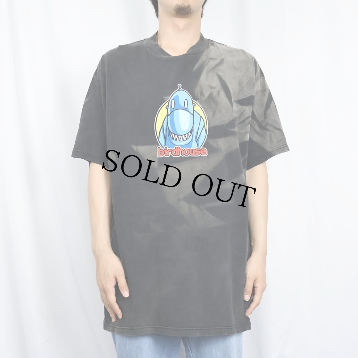 画像2: birdhouse skateboards ロゴプリントTシャツ BLACK XL (2)