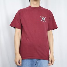 画像2: 90's STUSSY スカルクラウン プリントTシャツ M (2)