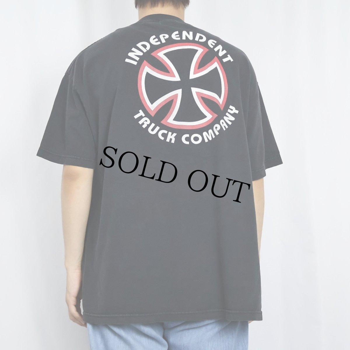 画像3: INDEPENDENT ロゴプリントTシャツ BLACK (3)