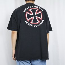 画像3: INDEPENDENT ロゴプリントTシャツ BLACK (3)