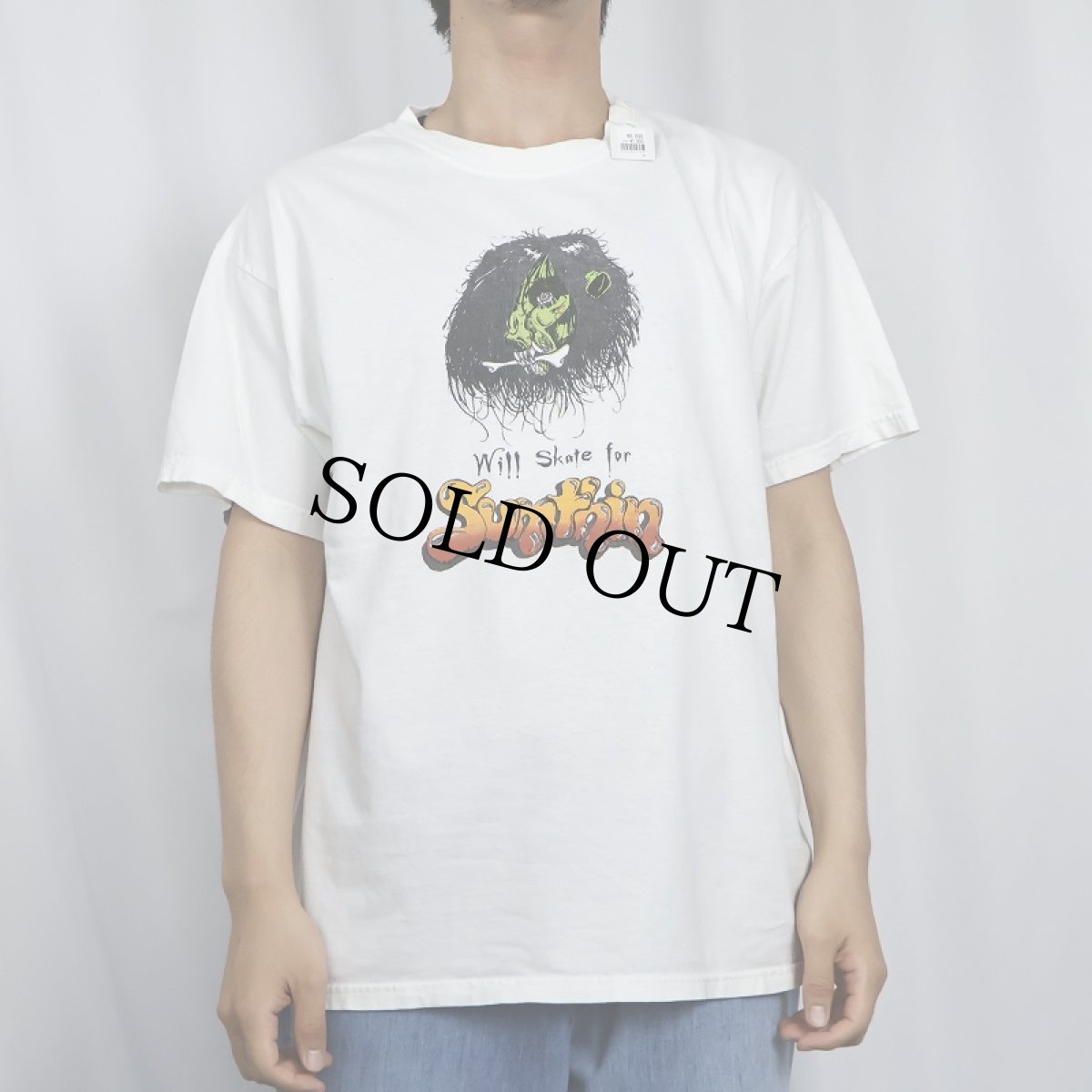 画像2: Will skate for Sumthin プリントTシャツ (2)