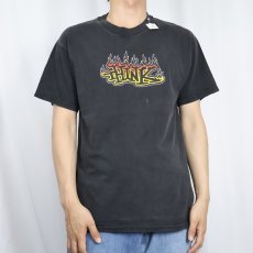 画像2: THINK SKATEBOARDS ロゴプリントTシャツ BLACK M (2)