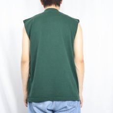 画像3: 80〜90's ブート STUSSY USA製 "SHADOW MAN" カットオフスリーブ プリントTシャツ L (3)