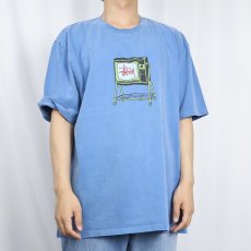 画像2: STUSSY "Rolling TV" プリントTシャツ XL (2)