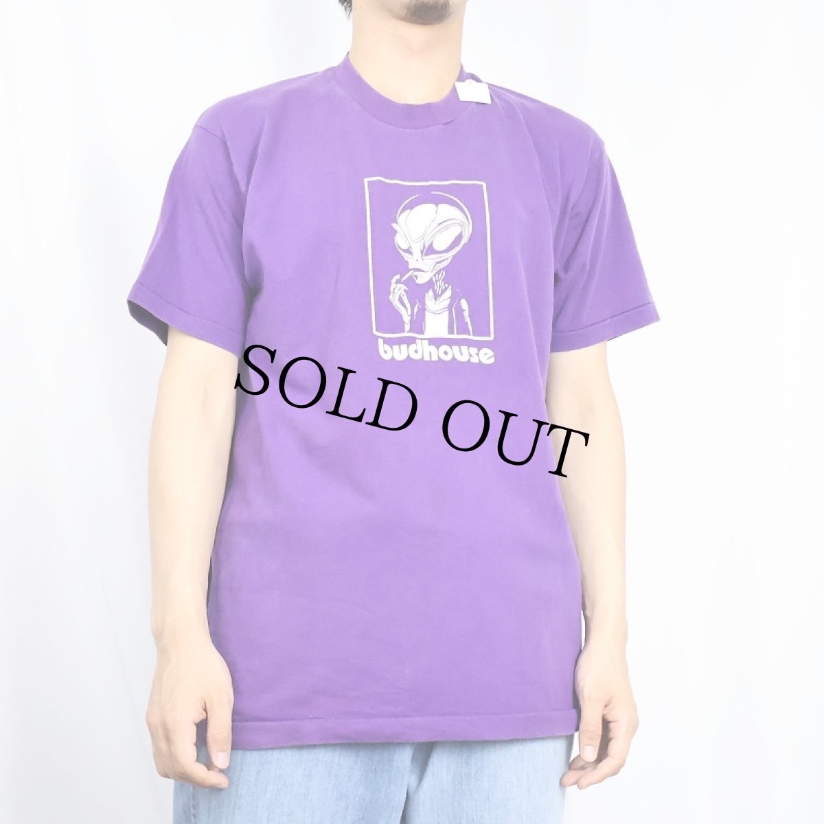 画像2: budhouse エイリアン パロディプリントTシャツ L (2)