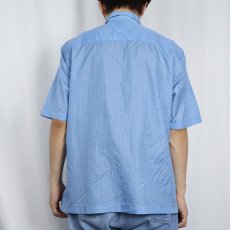 画像3: MOSSIMO チェック柄 ナイロンシャツ M (3)