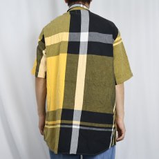 画像3: STUSSY チェック柄 コットンシャツ XL (3)